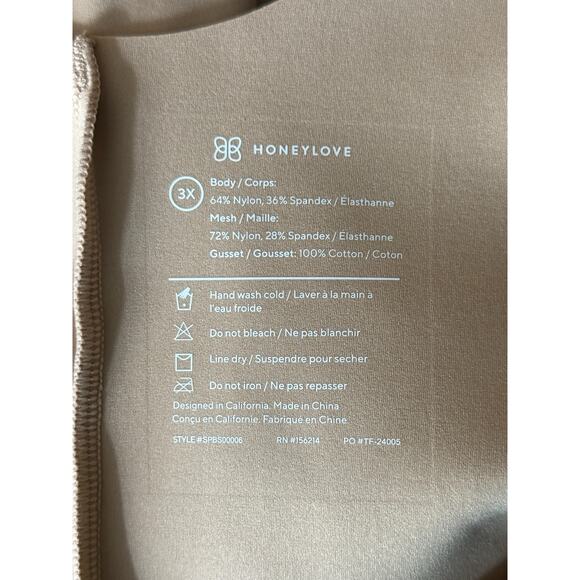 Honeylove bodysuit SPBS00006 Open-Bust Mid-Thigh size 3X - Picture 5 of 6